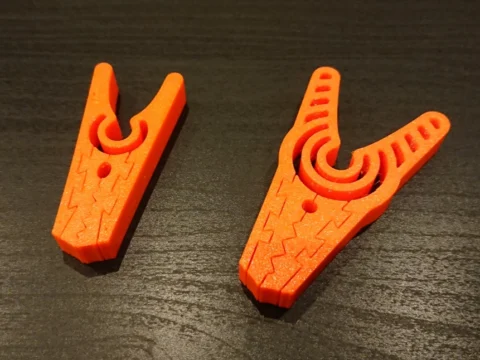 Universal Spring Clip 3d model