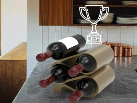 Wine Bottle Holder 3d model