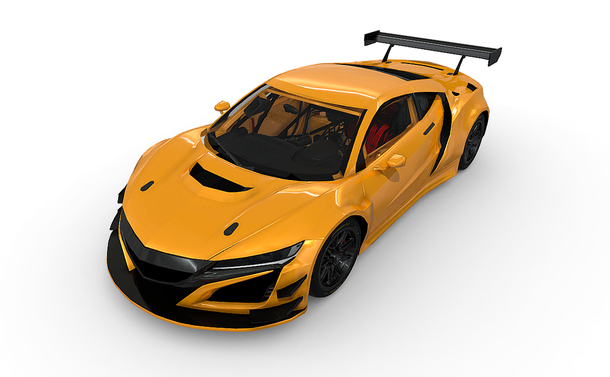 2016 - Acura NSX GT3 3d model