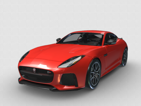2018 Jaguar F-Type SVR 3d model