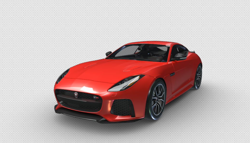 2018 Jaguar F-Type SVR 3d model