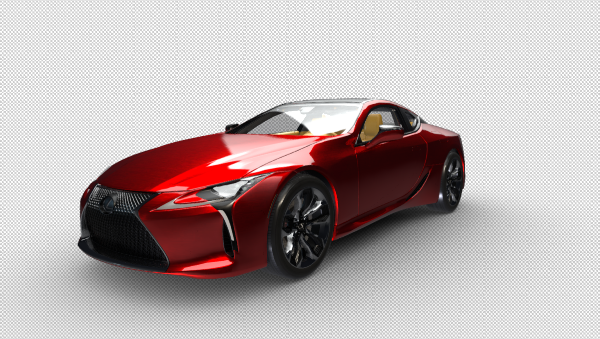 2020 Lexus LC 500 3d model