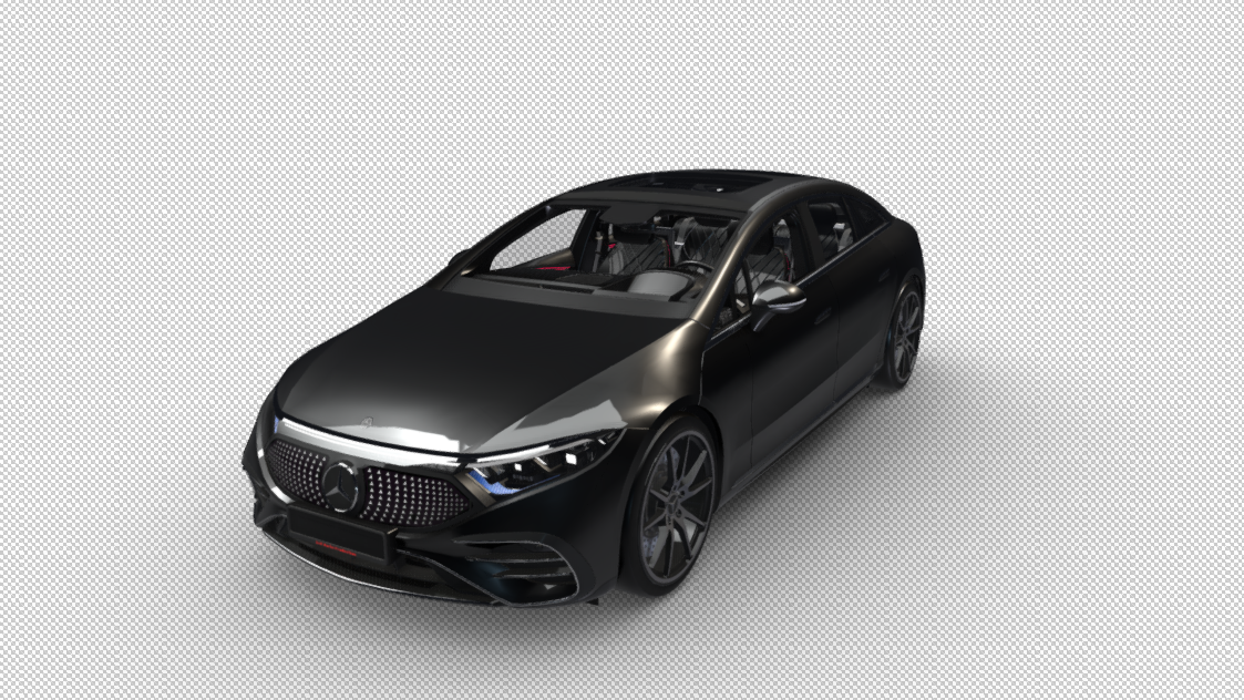 2024 Mercedes-Benz EQS 580 3d model