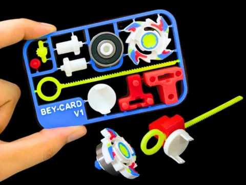 Beyblade Kit Card 3d model