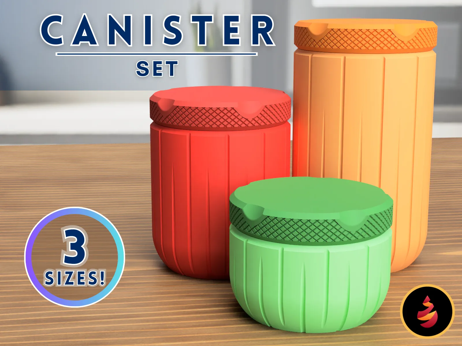 Canister Set 3d model