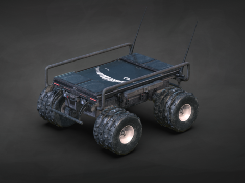 D-21 Multi-Missions UGV 3d model