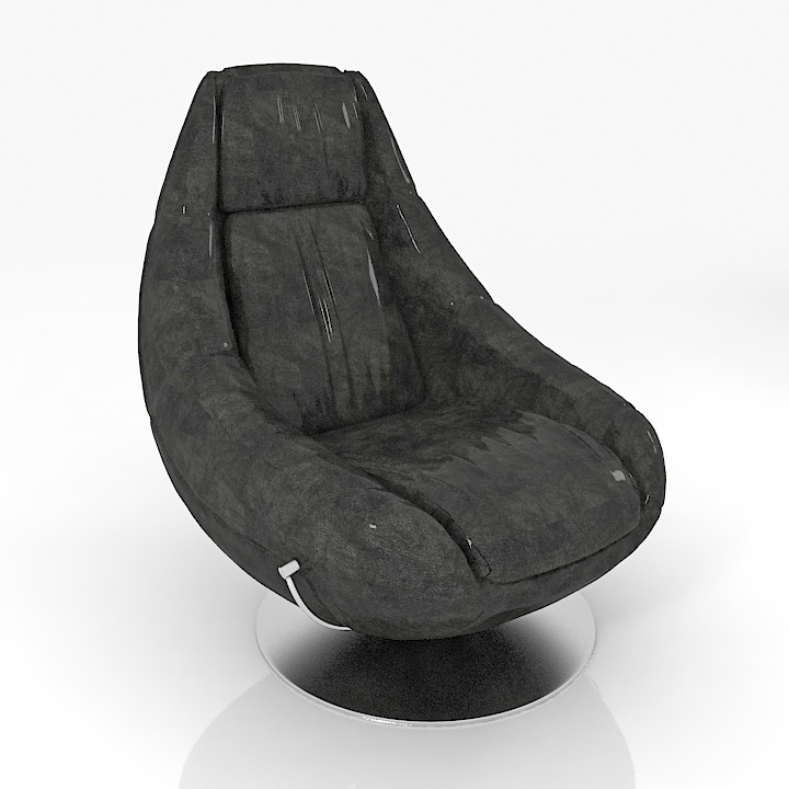 De Sede Armchair Ds-166 3d model