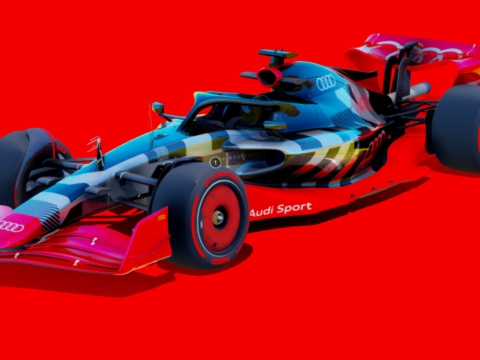 F1 Audi 2026 3d model