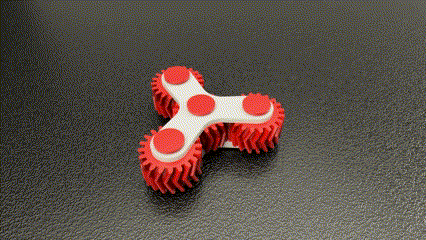 Fidget spinner GearSpinner4 3d model