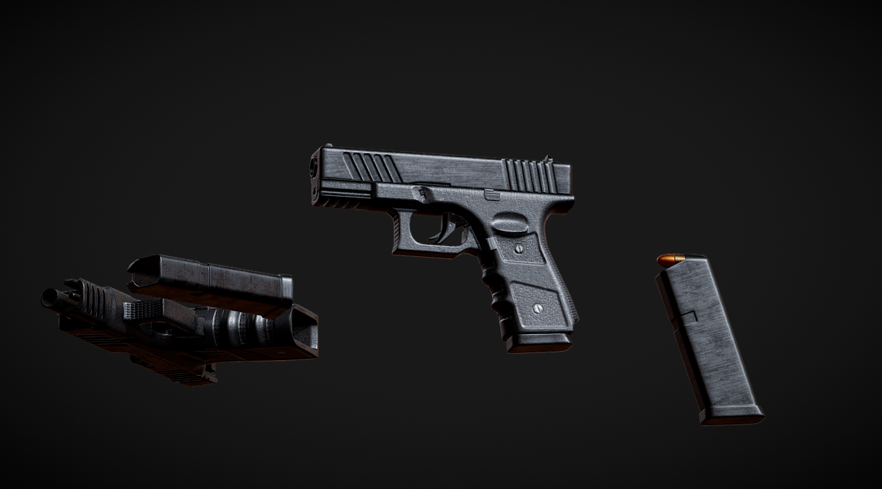 G19 Pistol 3d model