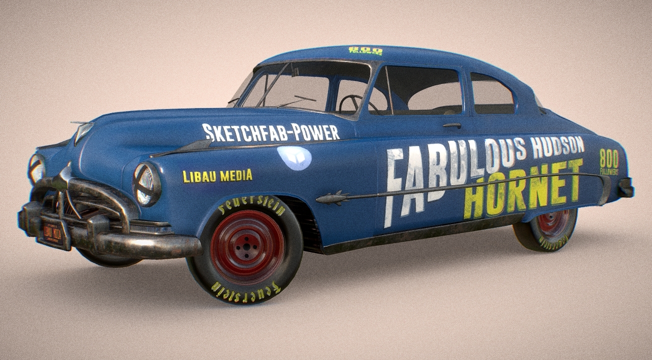 Hudson Hornet 3d model