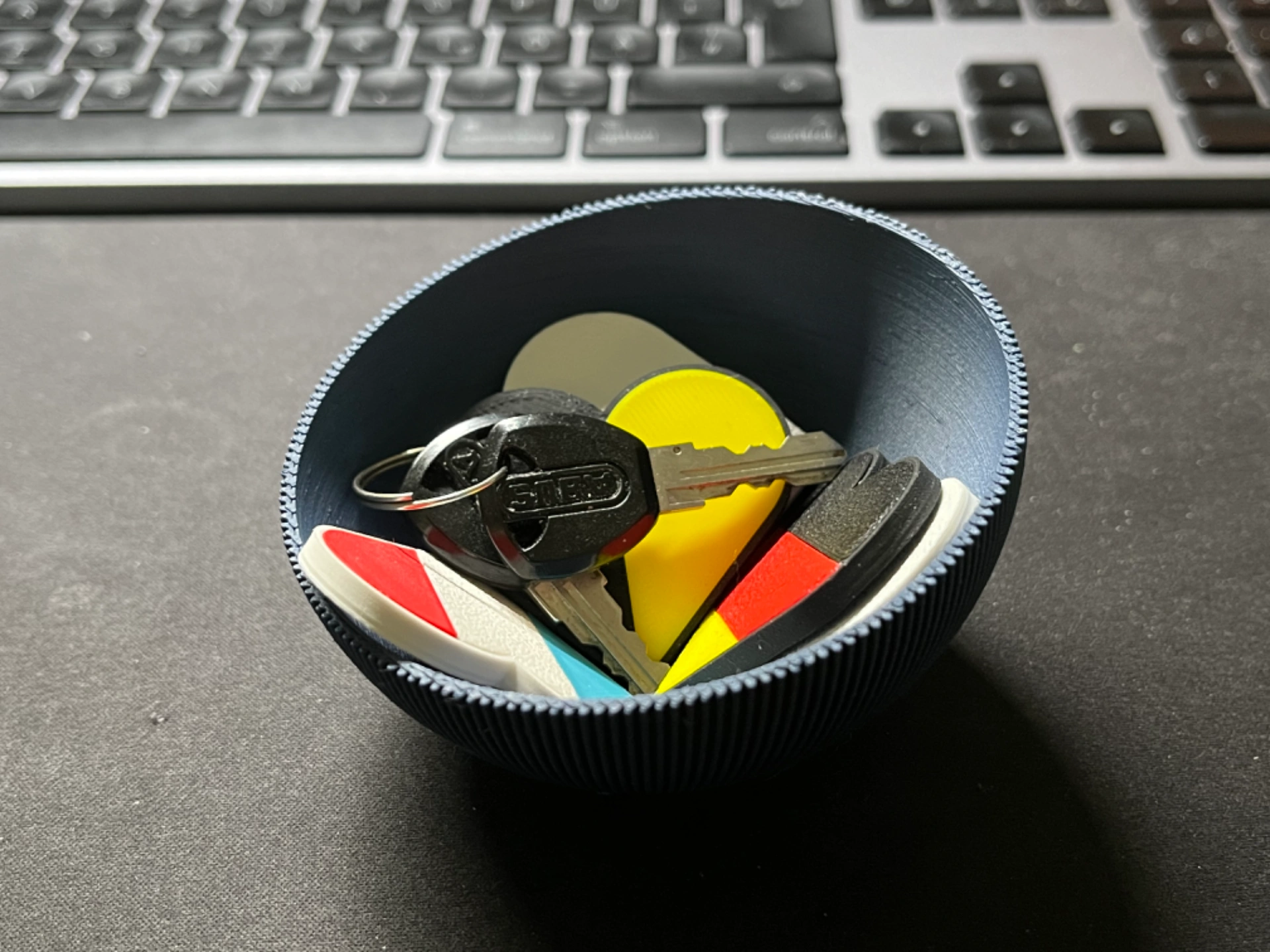 Key Bowl - Grooved Design2 3d model