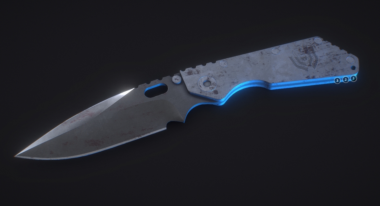 Knife 3d model