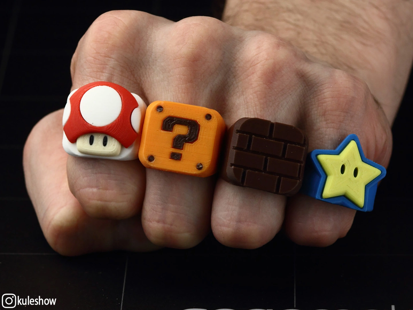 Mario Rings - DownloadFree3D.com