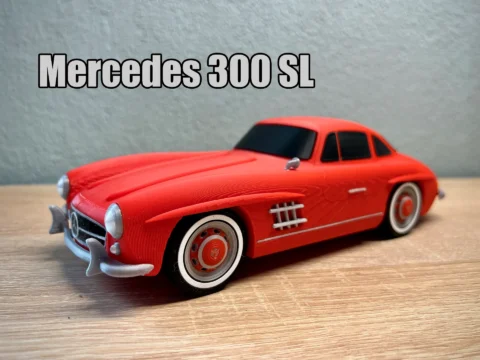 Mercedes 300 SL 3d model