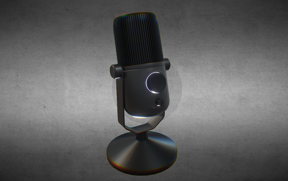 Microphone 3d model
