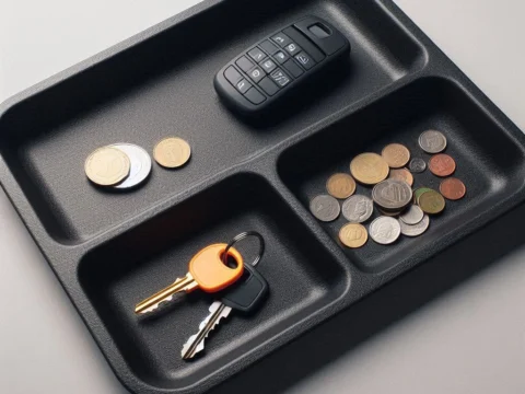 Modern Key and Coincatcher Tray 3d model
