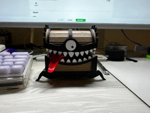 NO AMS Monster Treasure Chest2 3d model