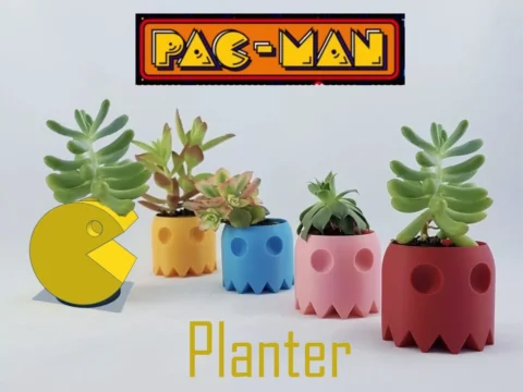 Pacman Planter 3d model