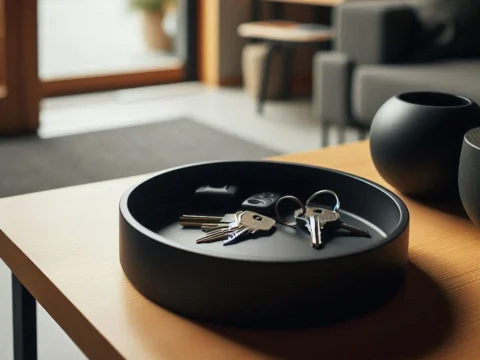 Round Design Key Tray 3d model