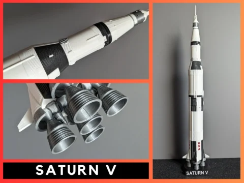 Saturn V 3d model