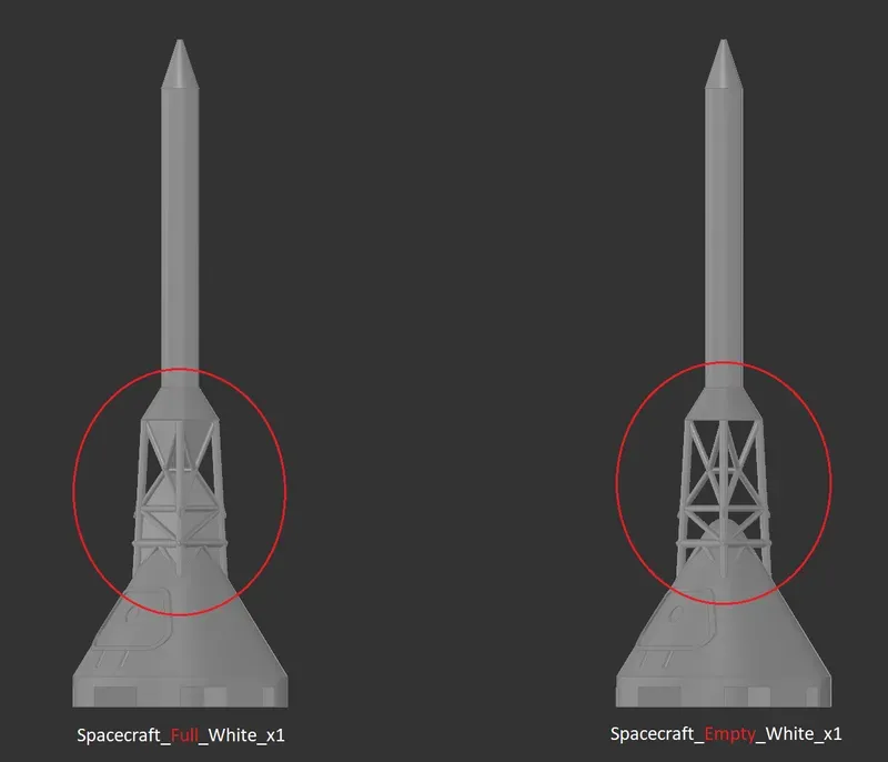 Saturn V2 3d model