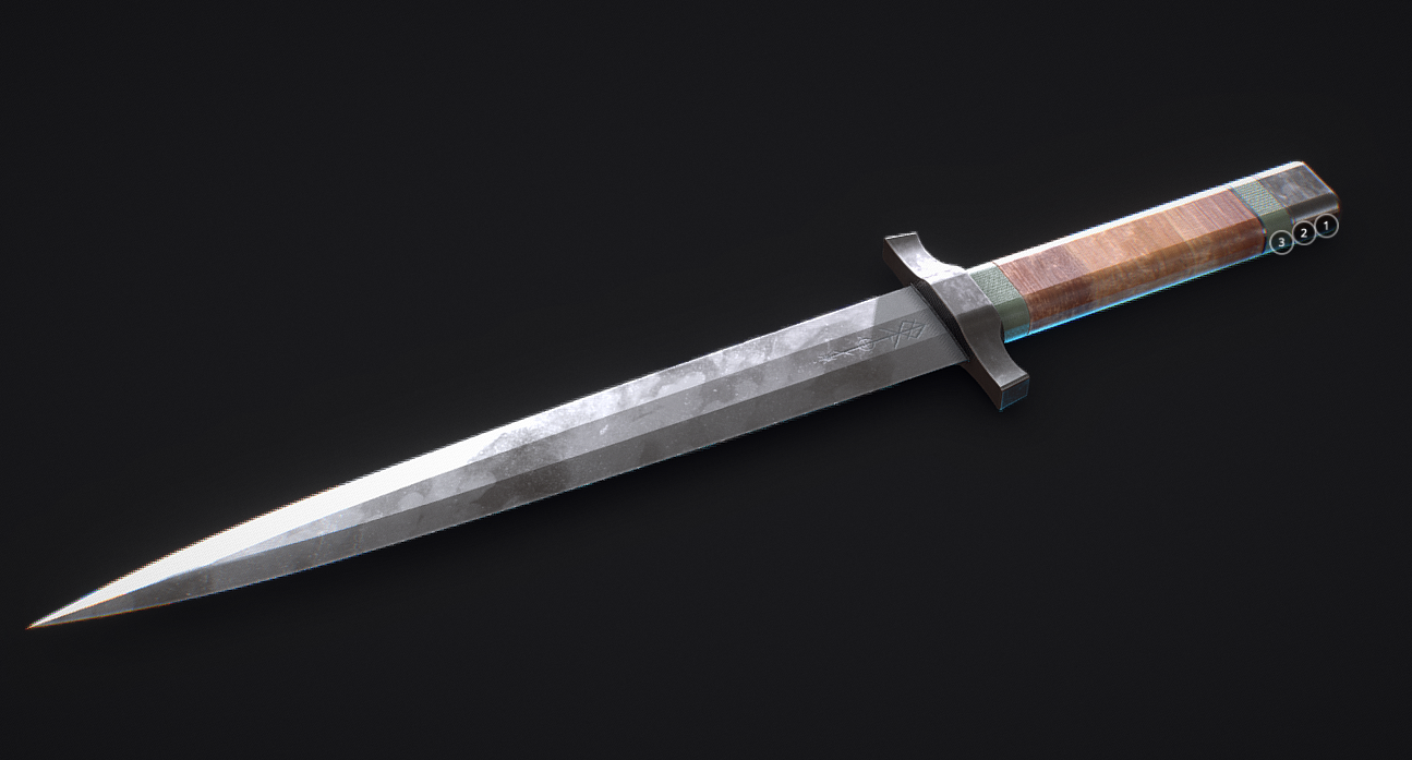 Short Sword 3d model