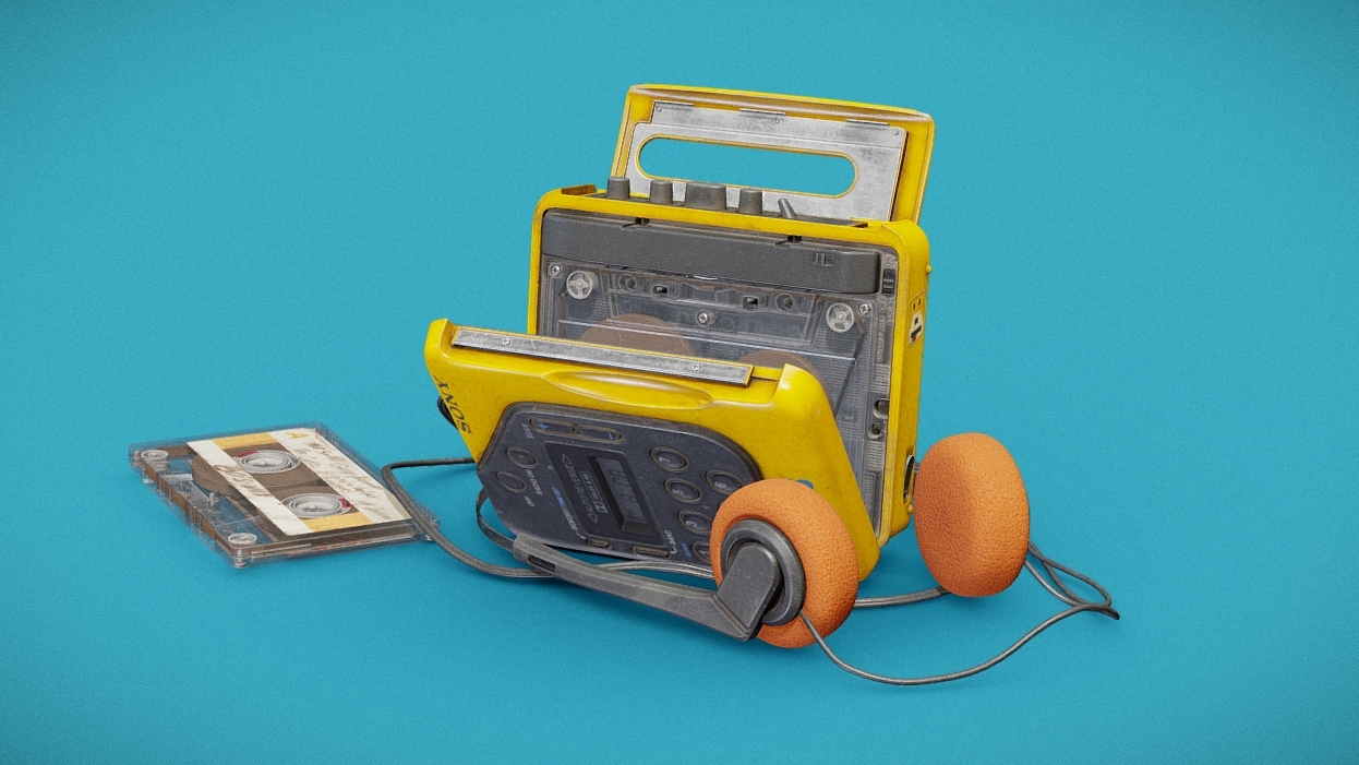 Sony Walkman WM-F2078 3d model