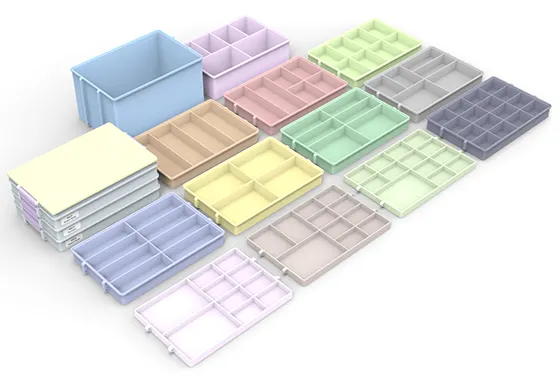 Tiered Storage Box4 3d model