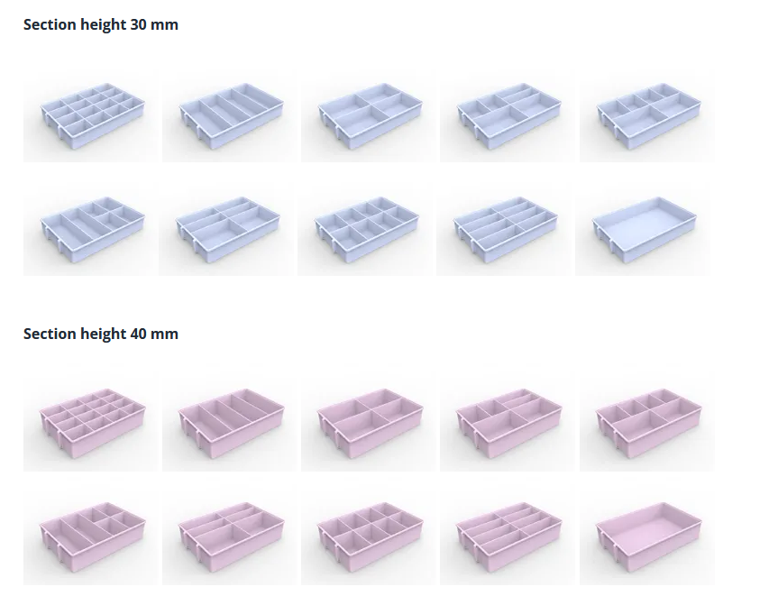 Tiered Storage Box6 3d model