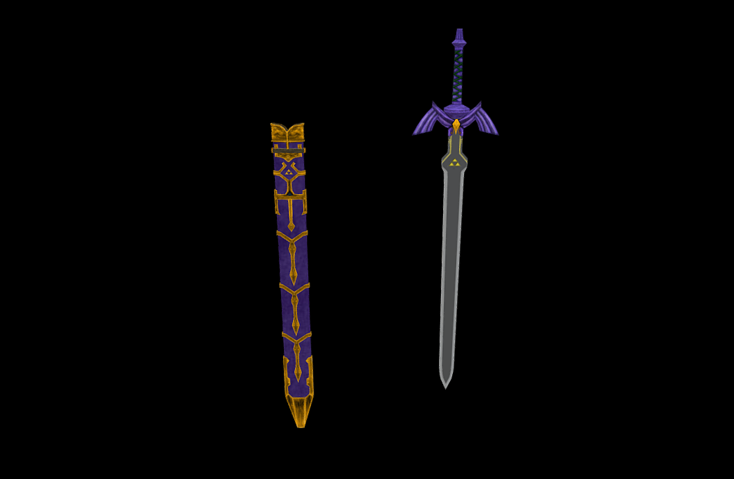 True Master Sword 3d model