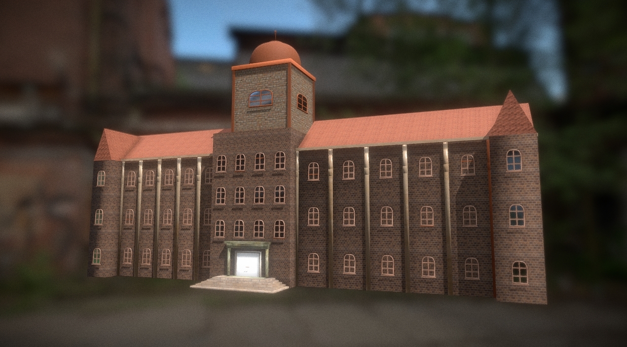 University building 3d model