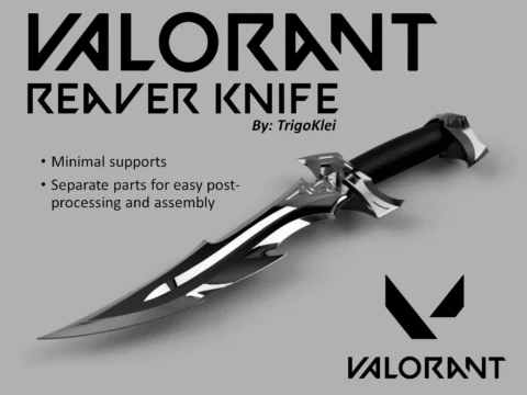 Valorant Reaver Knife 3d model