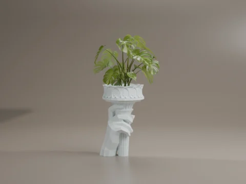 Vase Statue of Liberty 3d model