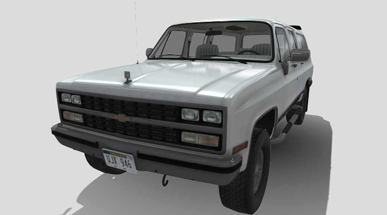 1989 Chevrolet Suburban 3d model