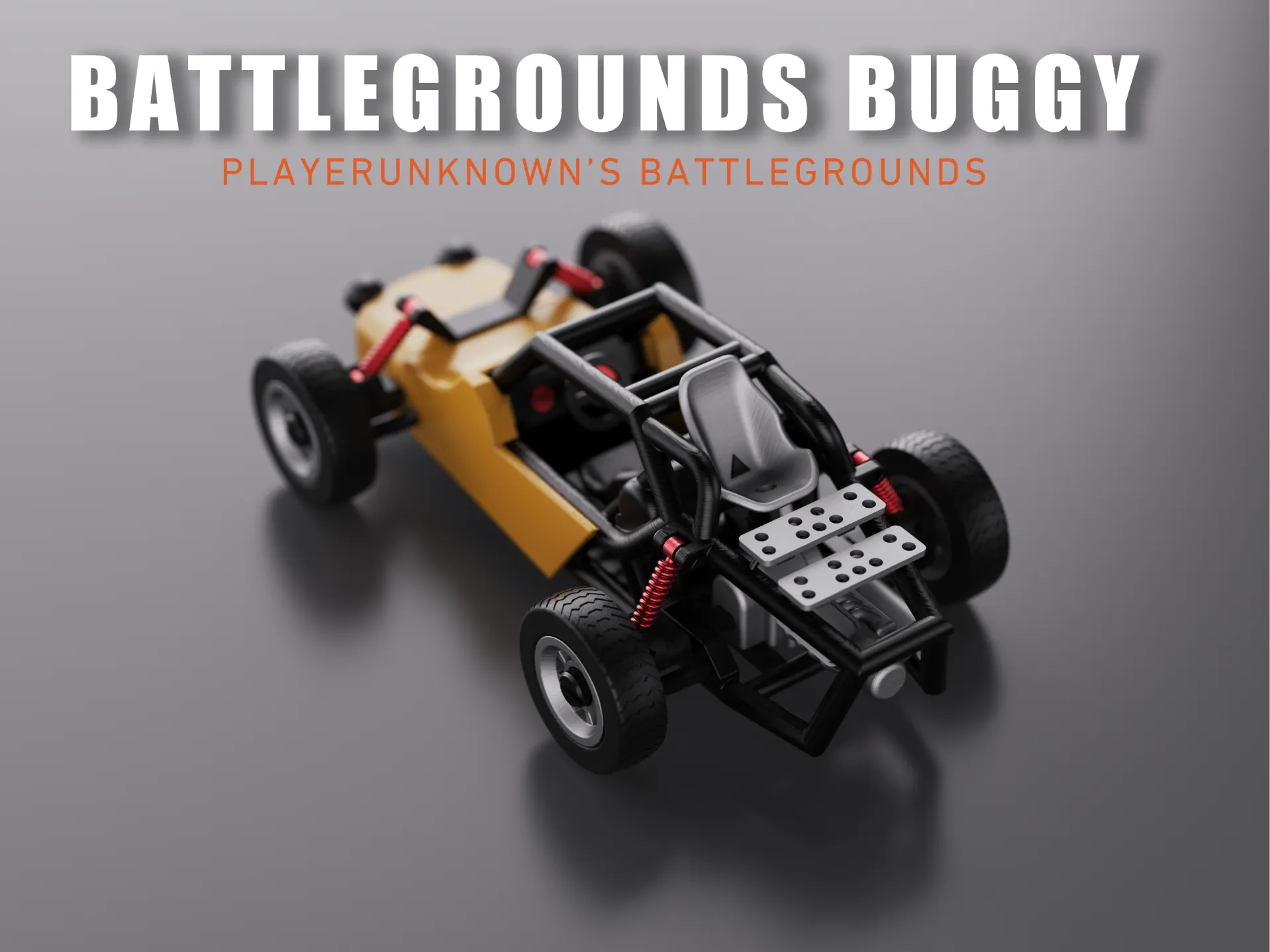 BATTLEGROUNDS BUGGY 3d model