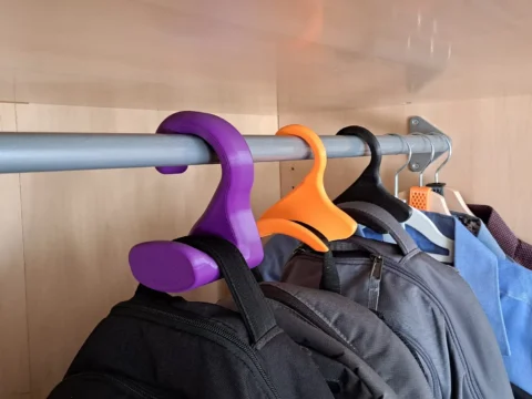 Bag Coat Hanger 3d model