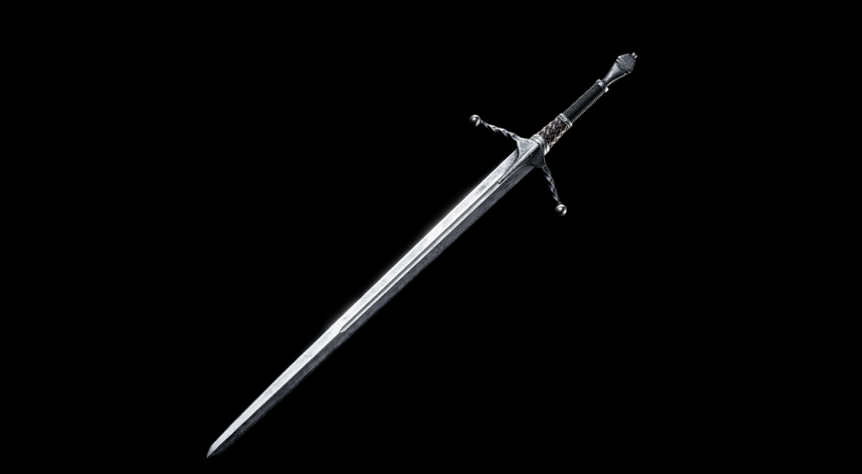 Bastard sword 3d model