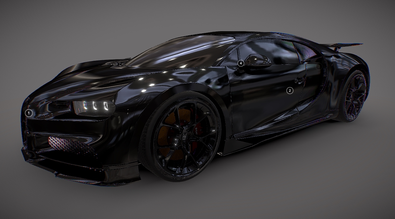 Bugatti Chiron Sport 3d model