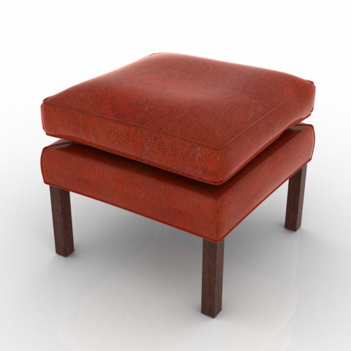 COSMO Mogensen 2204 Ottoman 3d model