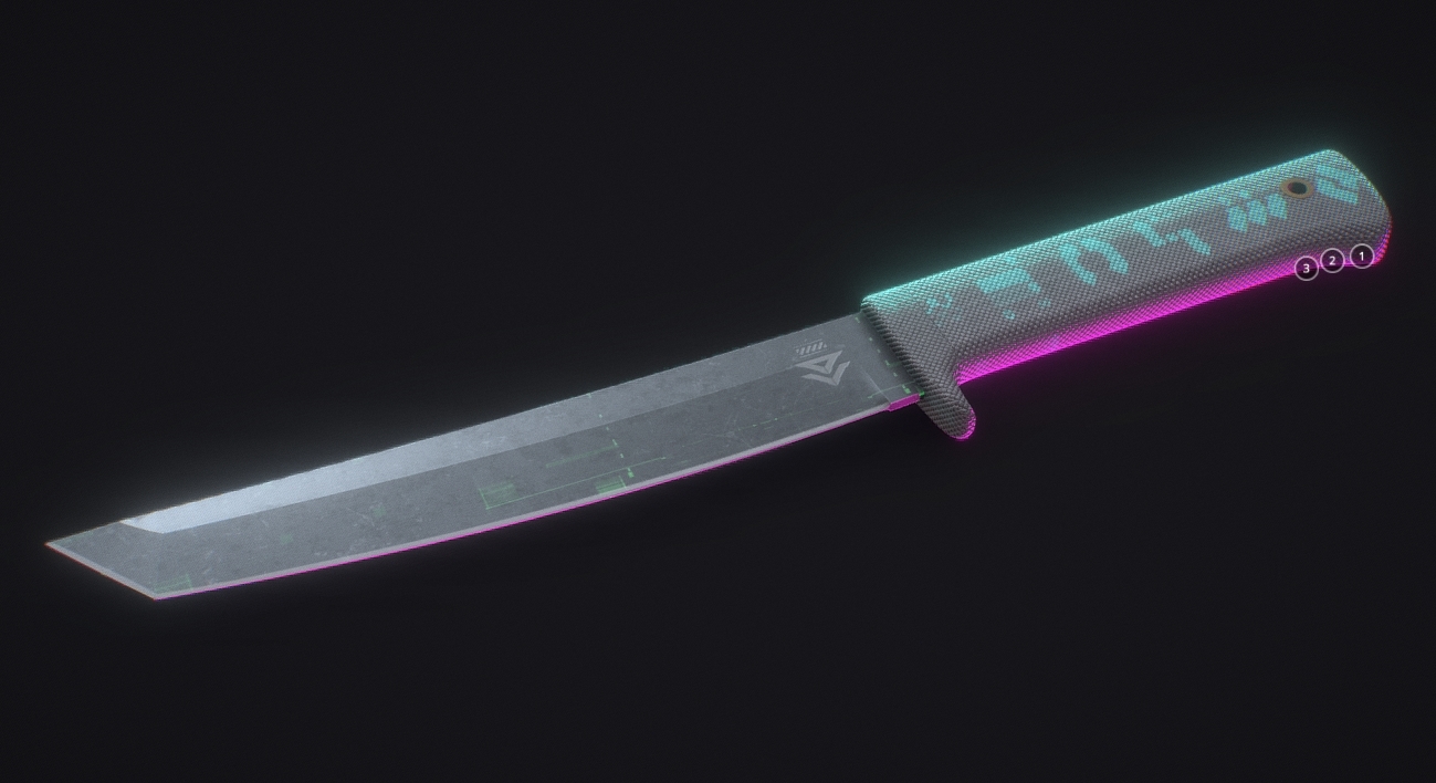 Cyberpunk Blade 3d model