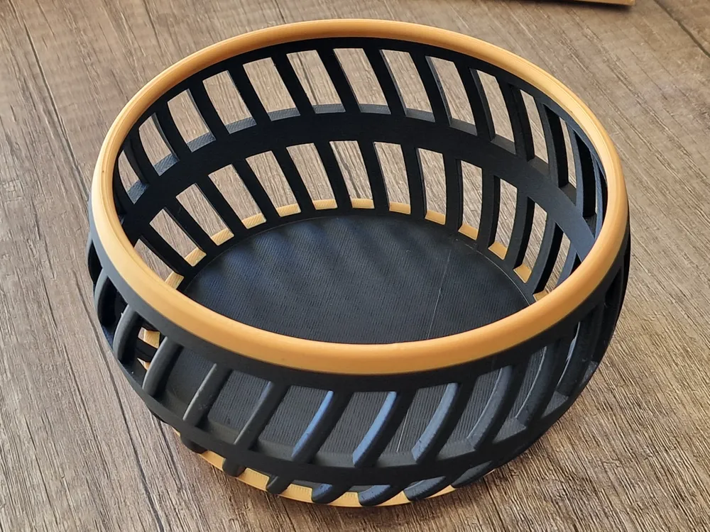 Decorative bowl in small and large set of 8 3d model