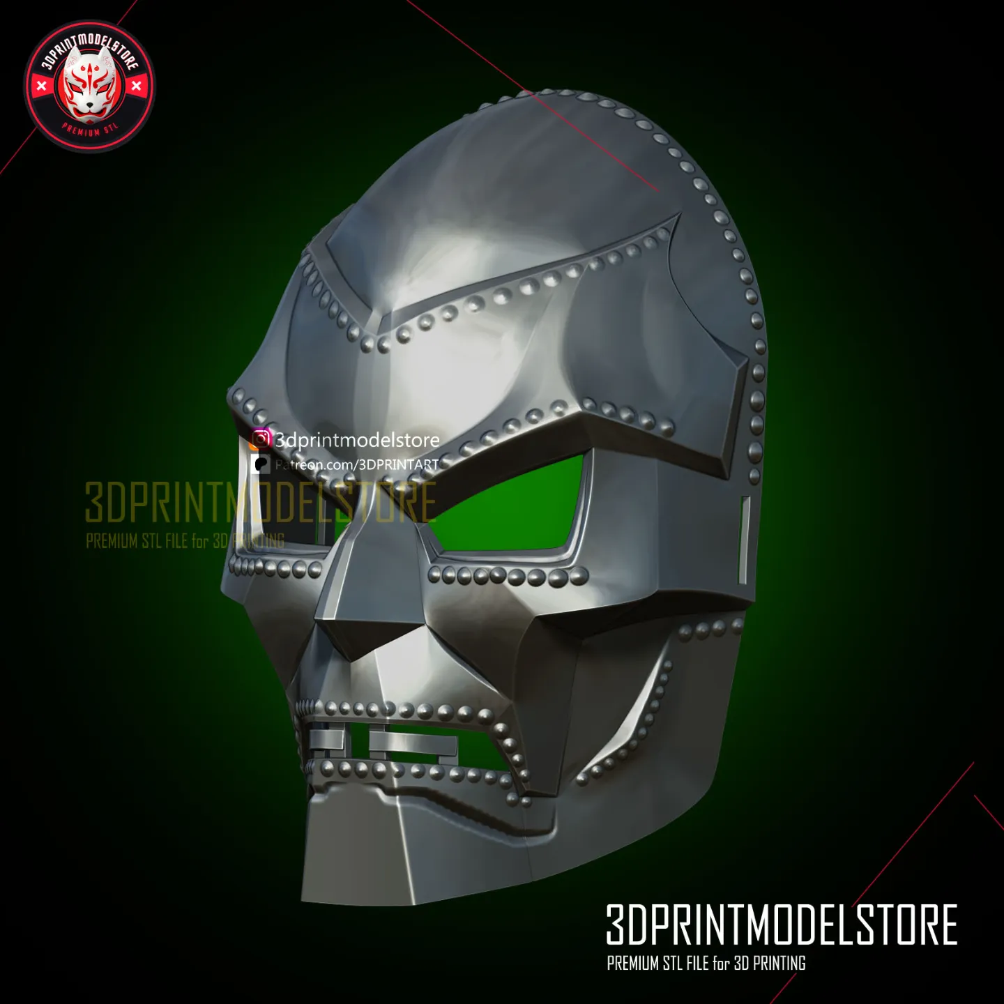 Dr Doom Mask2 3d model
