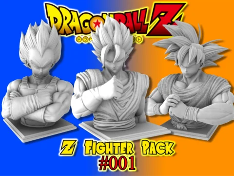 Dragonball Z Fighter Pack 3d model