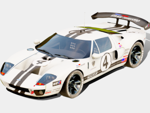 Ford GT LM Spec ll 3d model