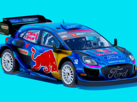 Ford Puma Rally1 3d model