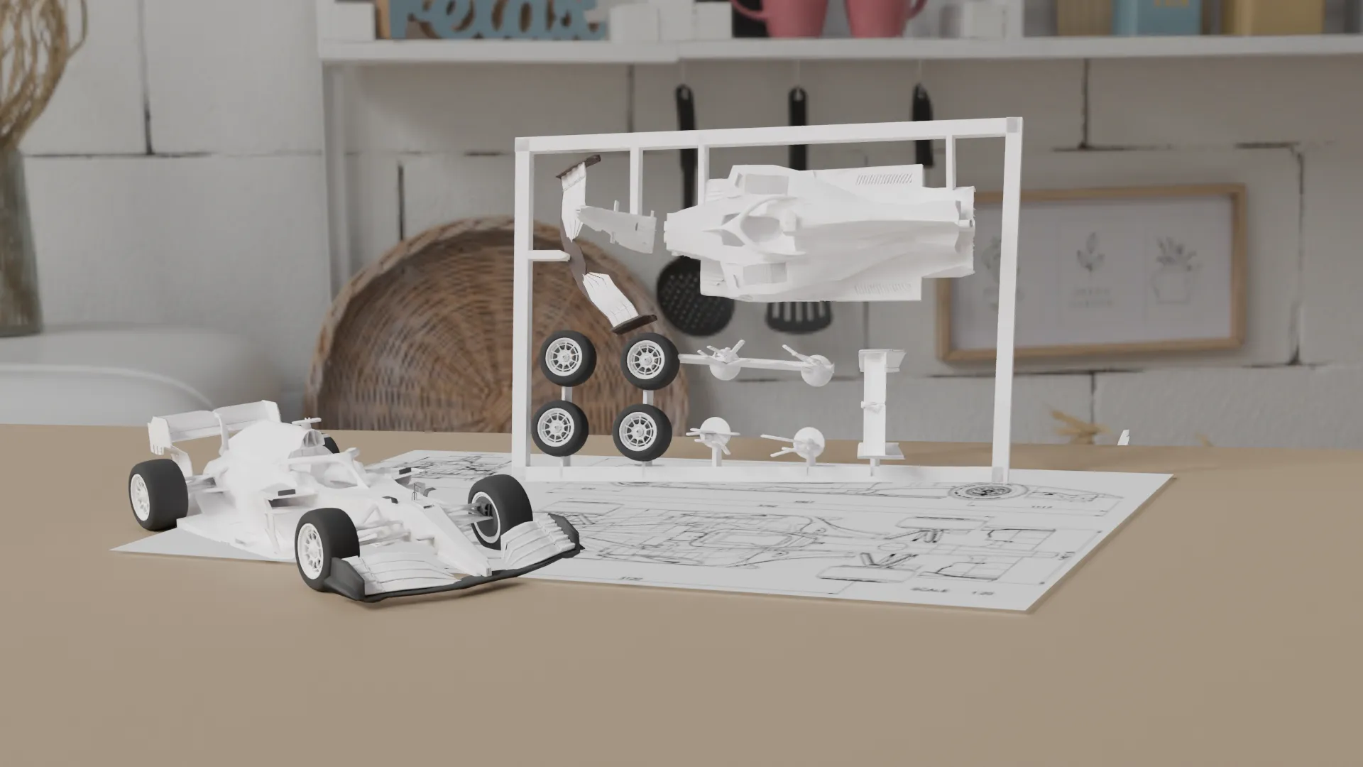 Formula One - Kit Card2 3d model