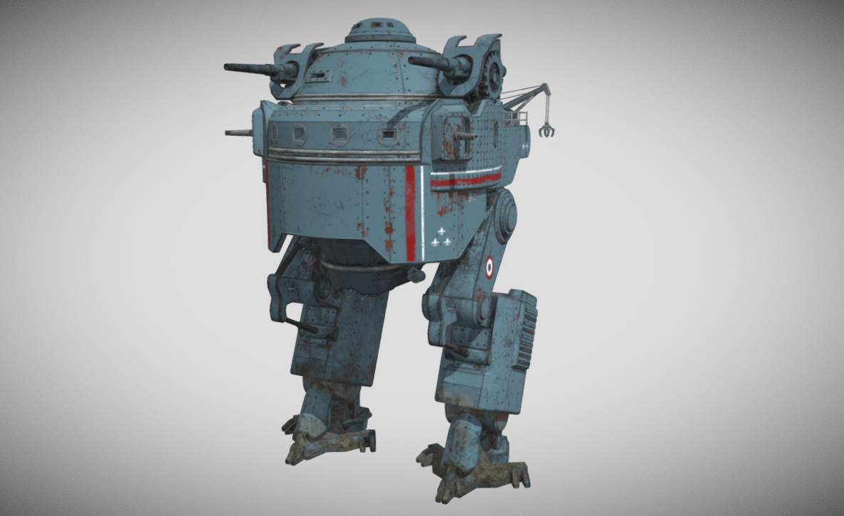 Frankia Large Mech 3d model