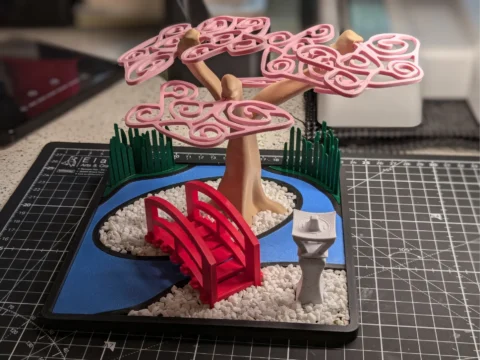 Japanese Park 3d model