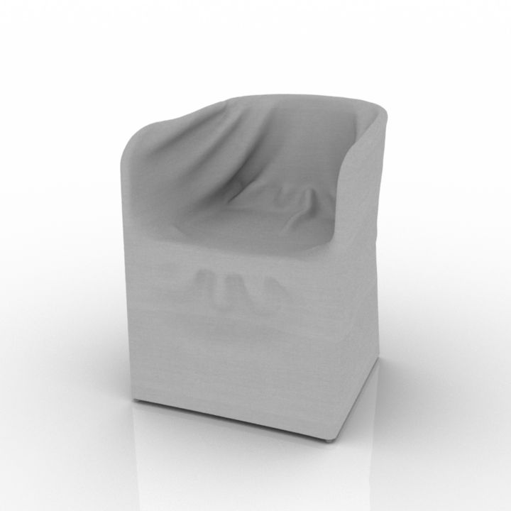 Living Divani MAJA D Chair Cover 3d model